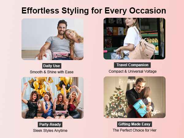 Hair straightener gift