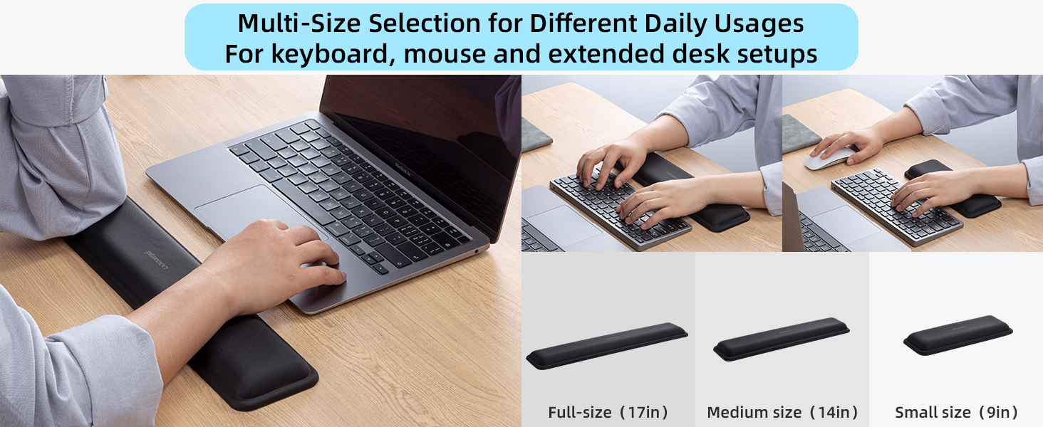 Gel Memory Foam Keyboard Wrist Rest