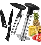 OERPHO Pineapple Corer and Slicer, Stainless Steel Pineapple Cutter and Corer, Upgraded Pineapple...