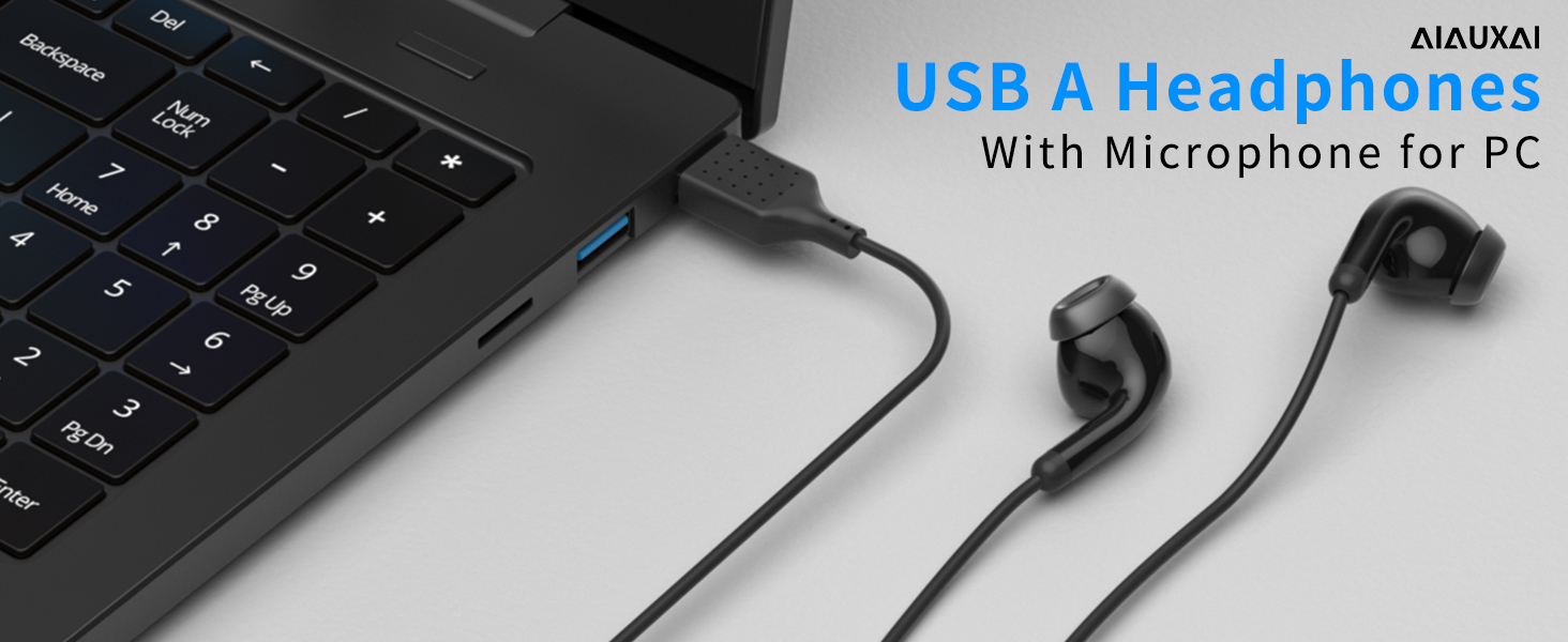 usb headphones with microphone for pc