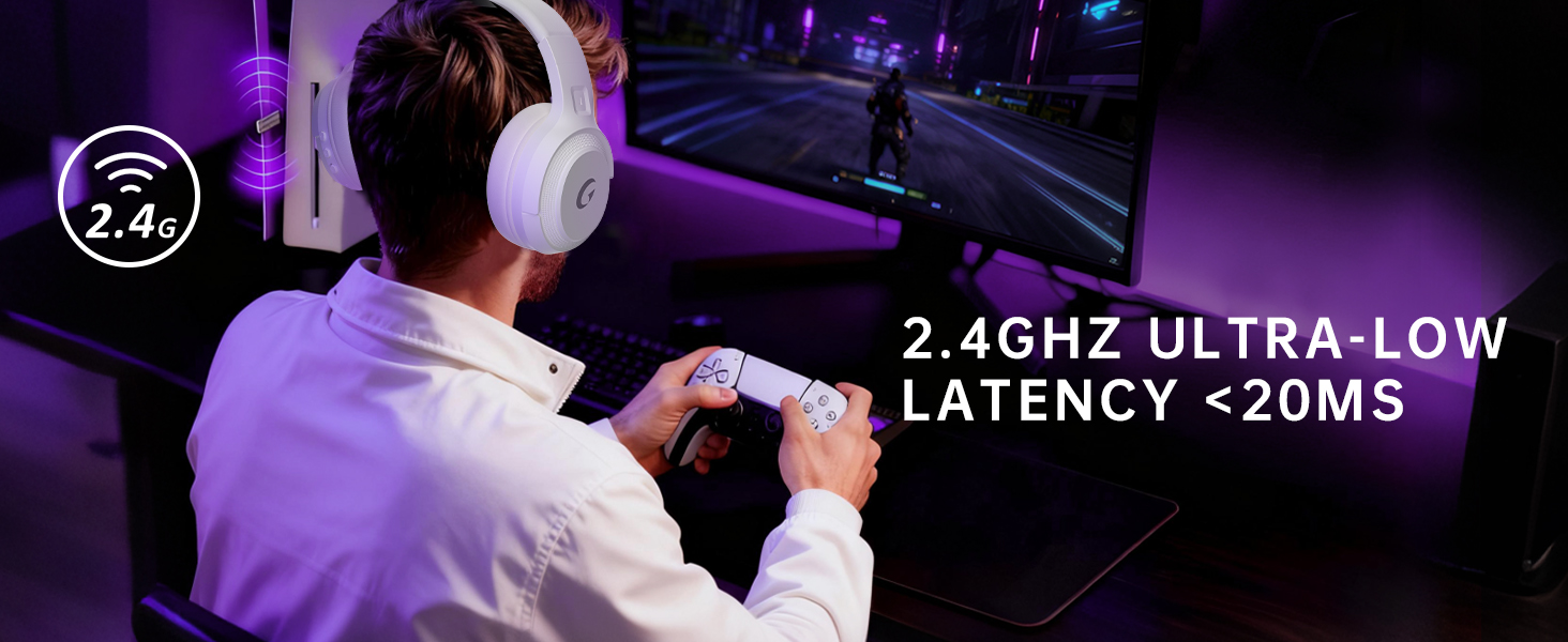 2.4G wirless headset