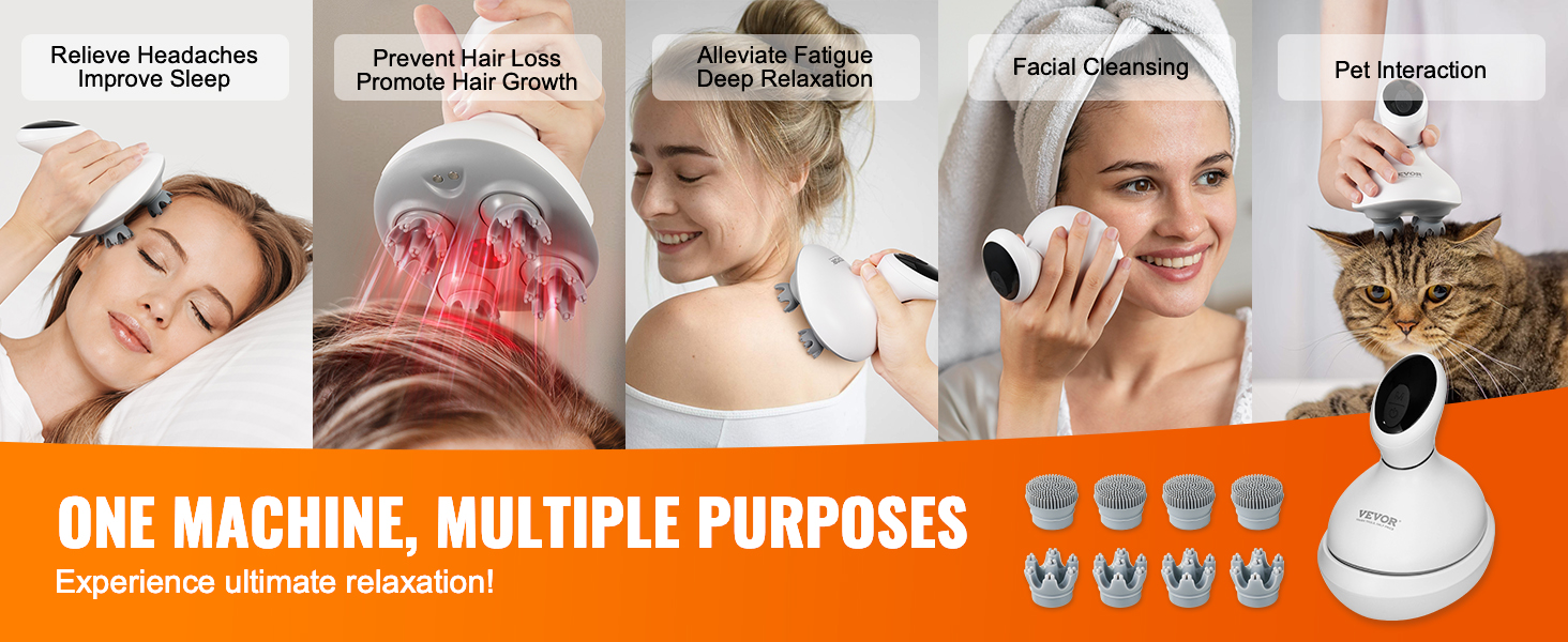 waterproof handheld hair scalp scratcher