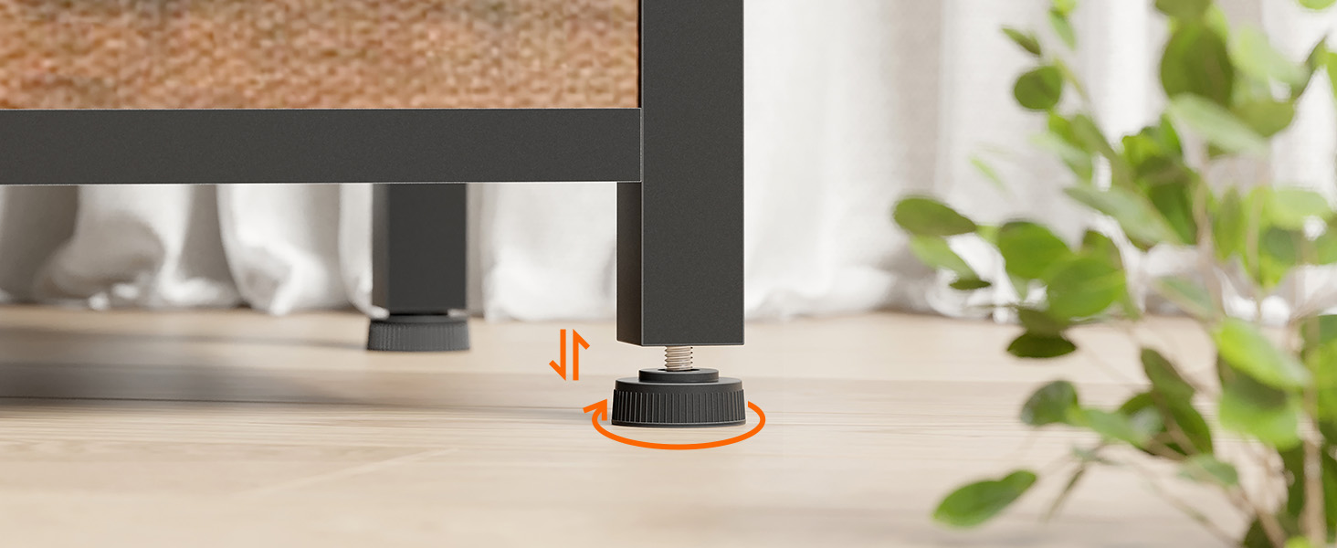 bedside table with charging station