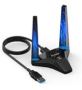 WAVLINK USB3.0 WiFi Adapter, AC1300Mbps Wireless Network Adapter for Desktop PC, Dual Band 5GHz+2...