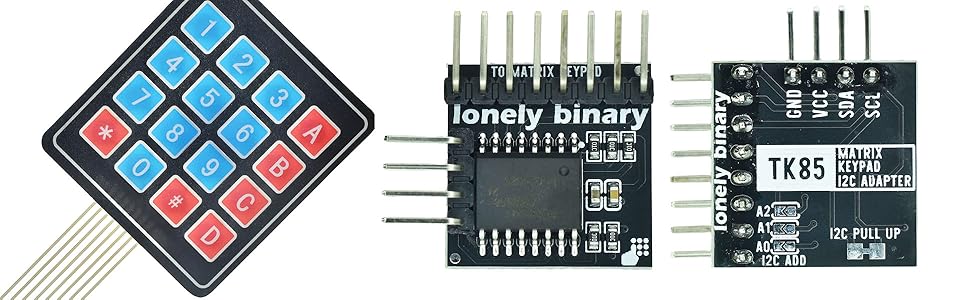 Lonely Binary Soft Matrix Key Pad Set