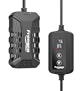 FREESEA Aquarium Fish Tank Heater: 100W Submersible Aquarium Heater with Adjustable Digital LED C...