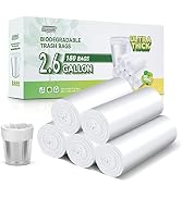 2.6 Gallon Small Trash Bags, 180 Counts Inwaysin Ultra Thick &amp; Strong Small Garbage...