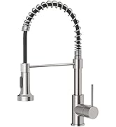 OWOFAN Kitchen Faucet with Pull Down Sprayer Industrial 1 Handle 1 Hole Or 3 Hole Faucet for Farm...