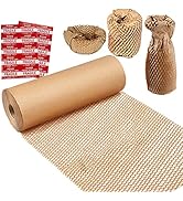 Honeycomb Packing Paper,12" W x 200' L Bubble Cushioning Wrap for Moving,Products &amp; Gifts Wrappin...