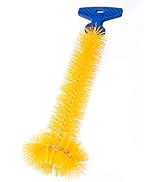 Mr. Scrappy Universal Garbage Disposal Brush, Sturdy Grip Handle, 11-Inches,Yellow