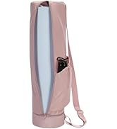 sportsnew Yoga Mat Bag, Full Zip Cargo Yoga Mat Carrier Bag with Drawstring Water Bottle Pocket a...