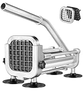 French Fry Cutter, Ruooson Professional Potato Cutter Slicer with 1/2 In Stainless Steel Blades, ...