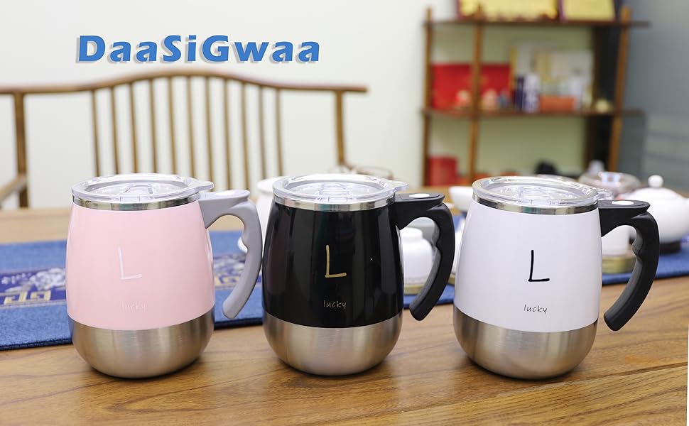 self stirring rechargeable auto mixing stainless steel cup magnetic electric mug mixer automatic