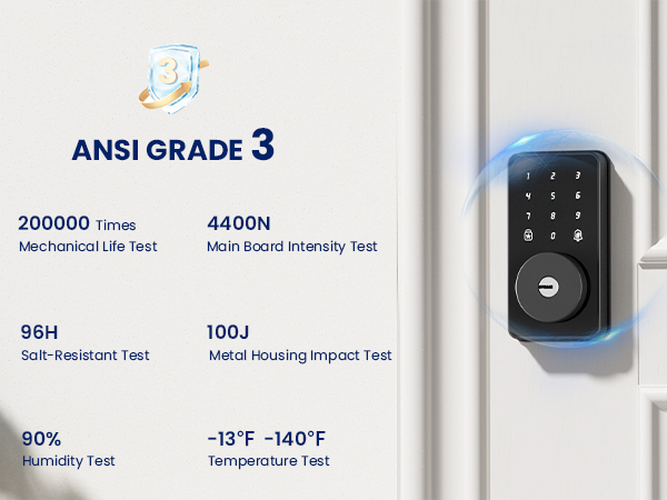 Keypad Deadbolt GRADE 3