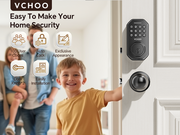 VCHOO Keyless Entry Door Lock