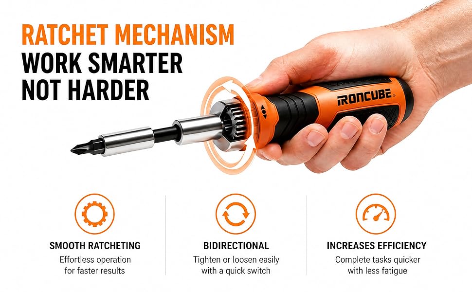 21 in 1 multi ratcheting screwdriver set