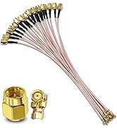 U.FL to SMA Coax Cable TUOLNK SMA Male Plug Connector to UFL IPX IPEX Coaxial Cable WiFi Antenna ...