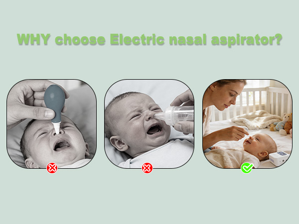 Electric nasal suction device is efficient and safe