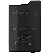 OSTENT 1200mAh 3.6V Li-ion Polymer Lithium Ion Rechargeable Battery Pack Replacement for Sony PSP...