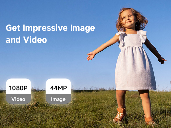 1080p Video Camera 44MP Compact Digital Camera for Kids