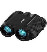Binoculars for Adults and Kids, 12x25 HD Compact Binoculars for Bird Watching, Large Eyepiece wit...