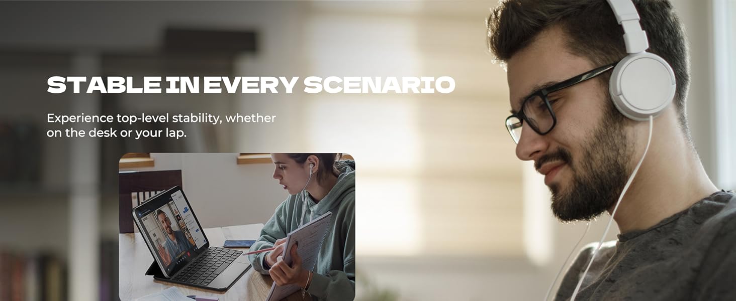 Dexnor for iPad 11th (A16)/ 10th Generation Case with Keyboard