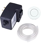 Mr. Scrappy 20-MSAS-65-WH Single Outlet Garbage Disposal Air Switch, Kitchen Sink Top On and Off ...