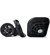 Zoofen Luggage Wheels Replacement Black Suitcase Wheels Replacement Suitcase Caster Wheels with 5...