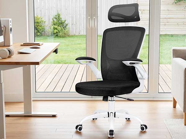 office chair with fil-up armrest