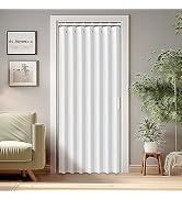 Vatge Door Curtains for Doorway, Folding Door Curtains Interior Closet Curtains for Bedroom, Bath...