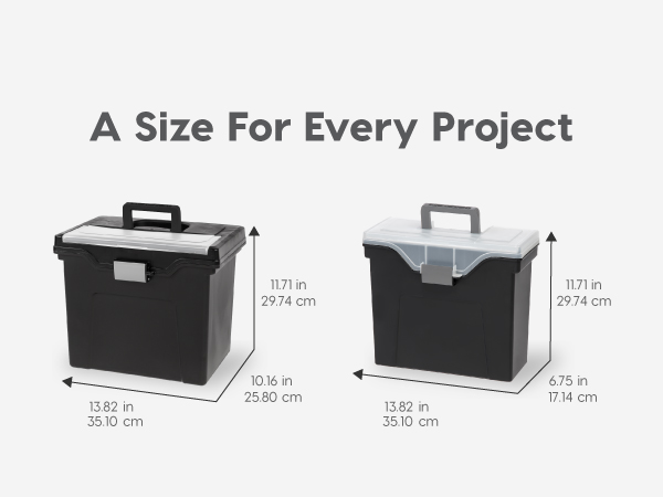 a size for every project