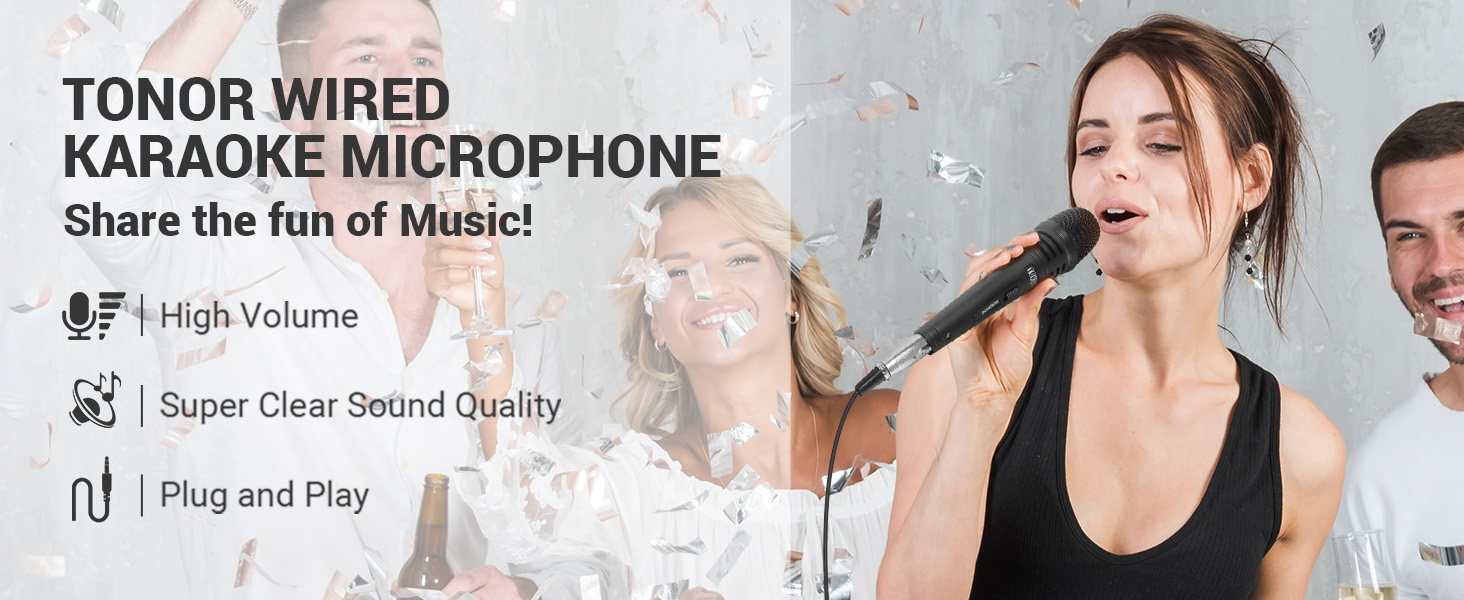TONOR WIRED KARAOKE MICROPHONE