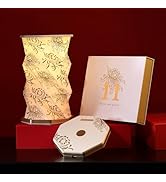 ZBOLE Birthday Flower Folding Rotating Lamp - November Chrysanthemum, Rechargeable Folding Paper ...