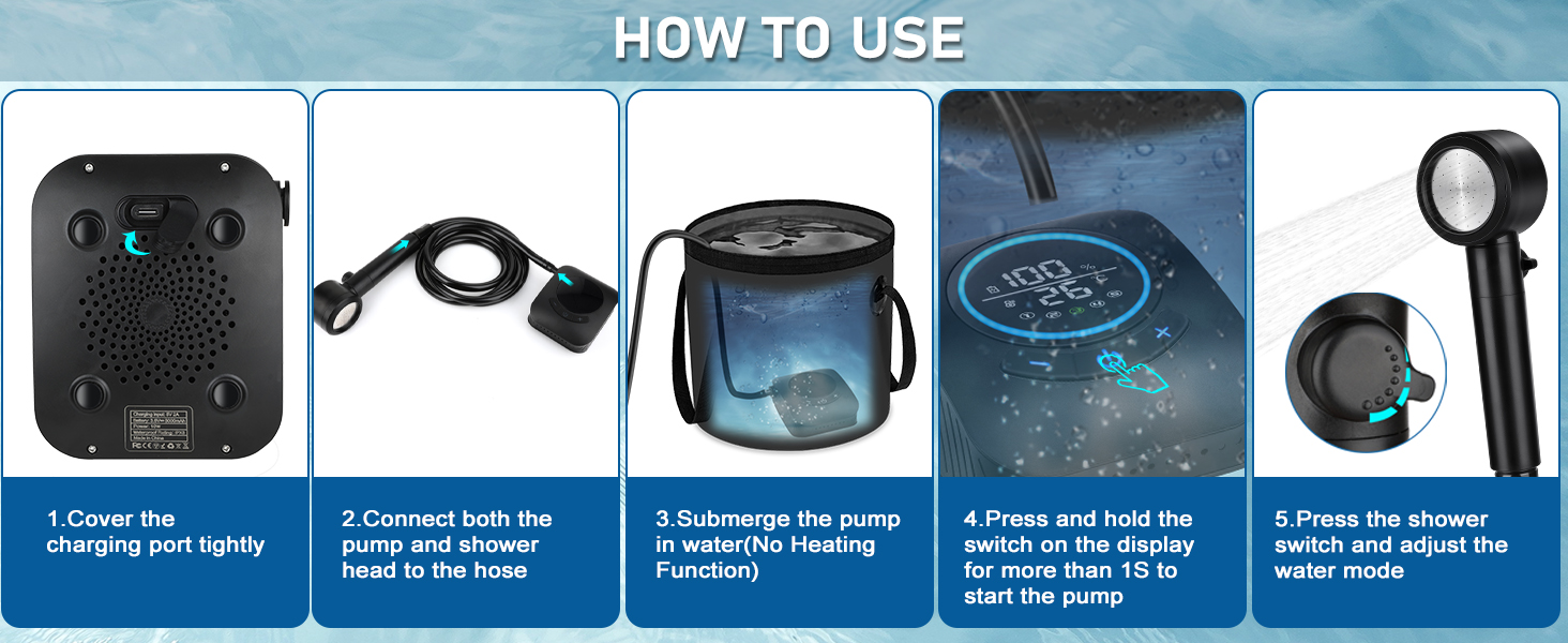 Portable Shower for Camping