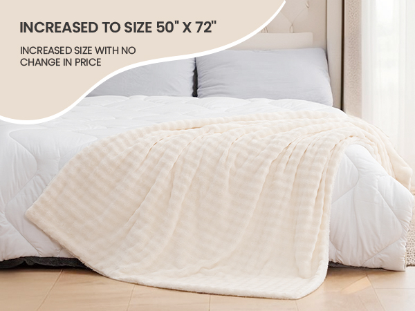 Heated Throw Blanket 50&amp;#34;x72&amp;#34;