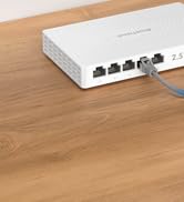 5 Port 2.5GB Switch, Unmanaged Ethernet Switch for Game Console, PC, NAS, etc. 2.5 G