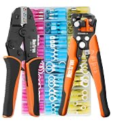 Noxtren Crimping Tool For Heat Shrink Connectors with 310PCS Marine Grade Heat Shrink Wire Connec...