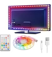 Waterproof RGBW Led Strip Lights 6.56ft,Bright Smd 5050 TV Led Backlight,65536 DIY Colors Led Lig...