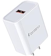 Quick Charge 3.0 Wall Charger Block Plug,USB Cube Power Adapter Fast Charging Block for Samsung G...