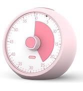 Conchstar Visual Timer for Kids, 60-Minute Countdown Timer for Classroom Office Kitchen, Desk Tim...