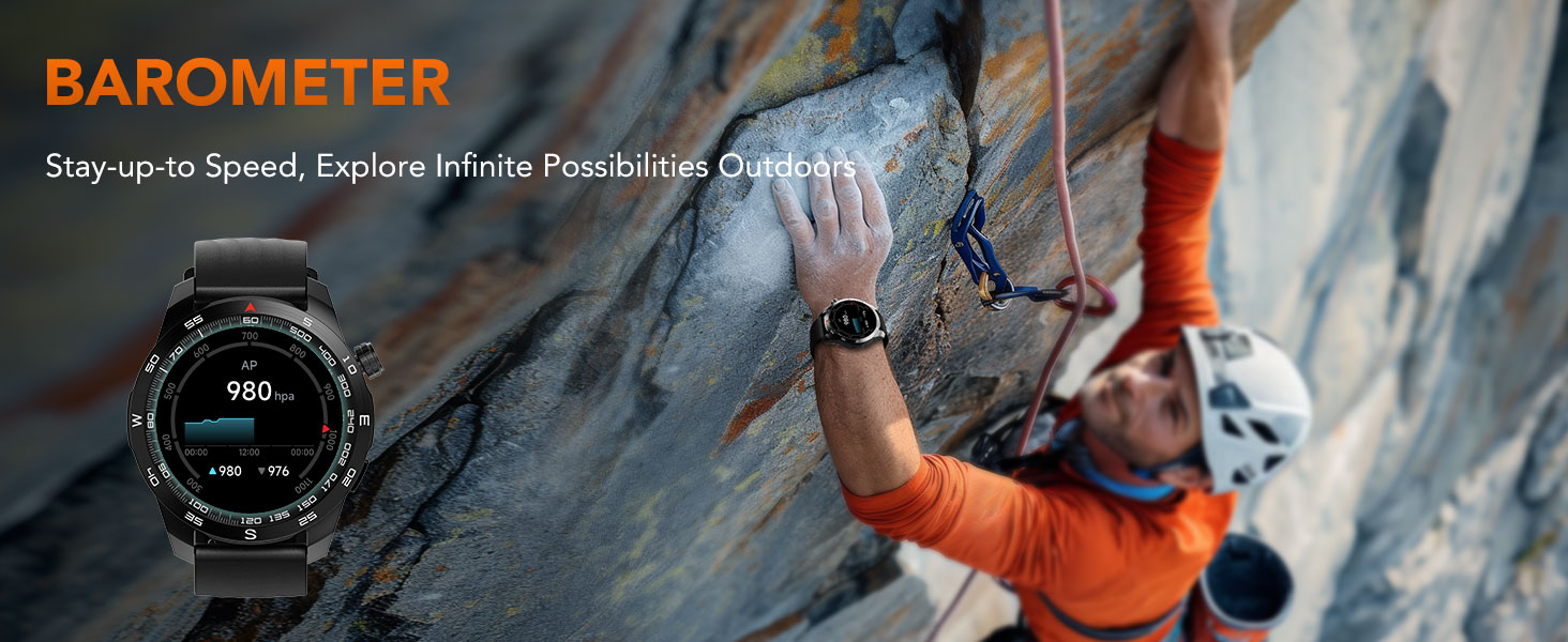 smart watch with barometer