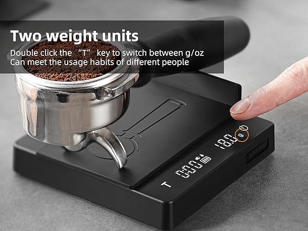Coffee scale with 