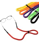4 Pack Floating Sunglasses Strap, Adjustable Floatable Eyewear Lanyard Buoyant Glasses Retainer f...