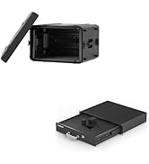 Phenyx Pro 6U Shallow Rack Case PRCSE-6UD Bundled with 2U Locking Rack Drawer PRDWR-2U