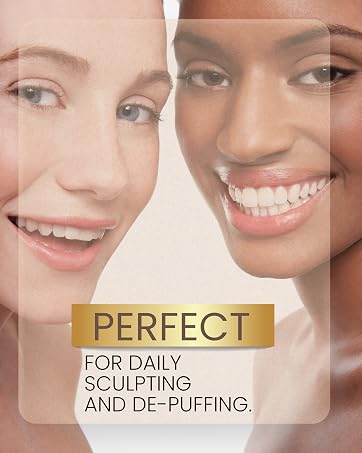 Lymphatic Contour Face Brush, Facial Brush for Lymphatic Drainage, Dry Lymphatic Massage Brush