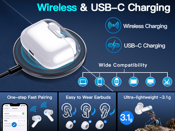 Wireless Ear Buds, Earbuds