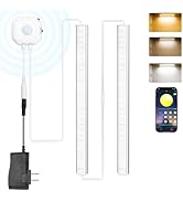 MORIACC Under Cabinet Lights,12 Inch Under Cabinet Lighting Motion Sensor Night Light, Dimmable u...