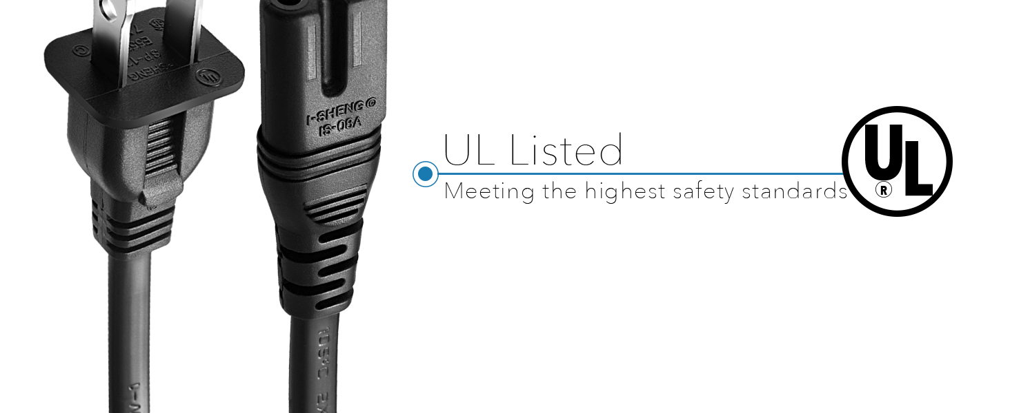 UL Listed vizio cord