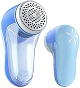 POPCHOSE Fabric Shaver, Lint Remover for Clothes, Electric Lint Shaver with 6-Leaf Blades, Sweate...