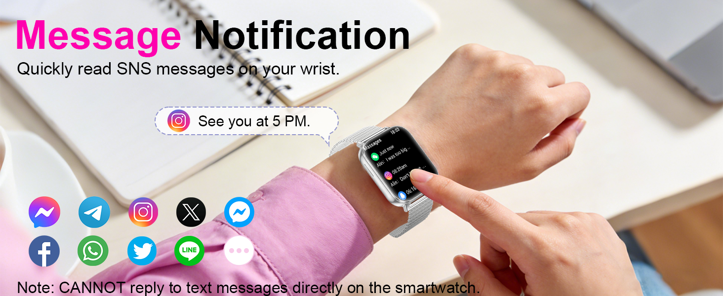 you can answer and make calls directly on the Bluetooth watch